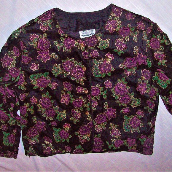 ~~~EXQUISITE ~ Separate Scene  JACKET ~ ABOVE and BEYOND, Gold Thread Throughout - Picture 1 of 1
